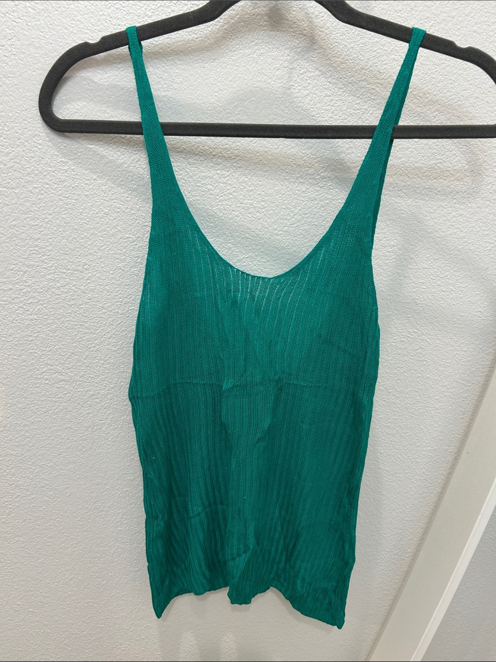 Free People Teal Tank Top